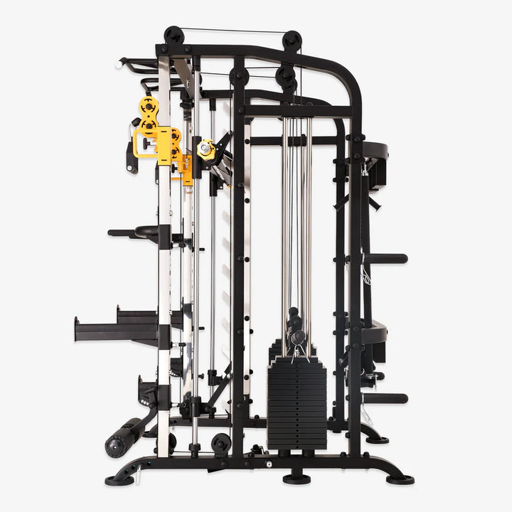 Shop the Altas Strength Smith Machine AL-M810, your all-in-one gym equipment for weightlifting at home in Vancouver.