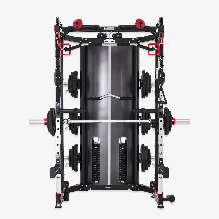 Shop the ALTAS Strength Folding Smith Machine AL-3107 for compact home gym solutions in Vancouver.