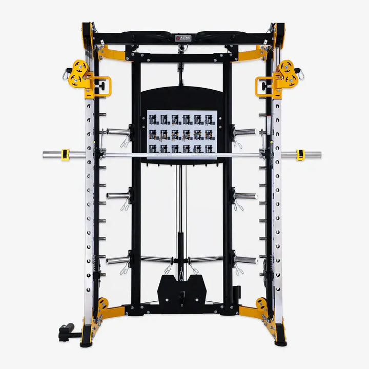 Shop the Altas Strength Smith Machine AL-3059 for a complete workout experience in your Vancouver home gym.