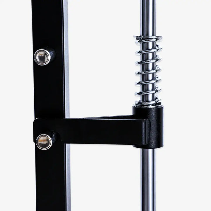 Detail of Altas Strength Smith Machine AL-3059's robust adjustable spring mechanism for dynamic workouts.