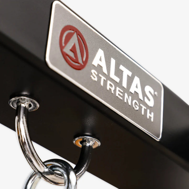 Shop the durable Altas Strength logo on the Smith Machine, your go-to gym equipment for home and commercial fitness in Vancouver.