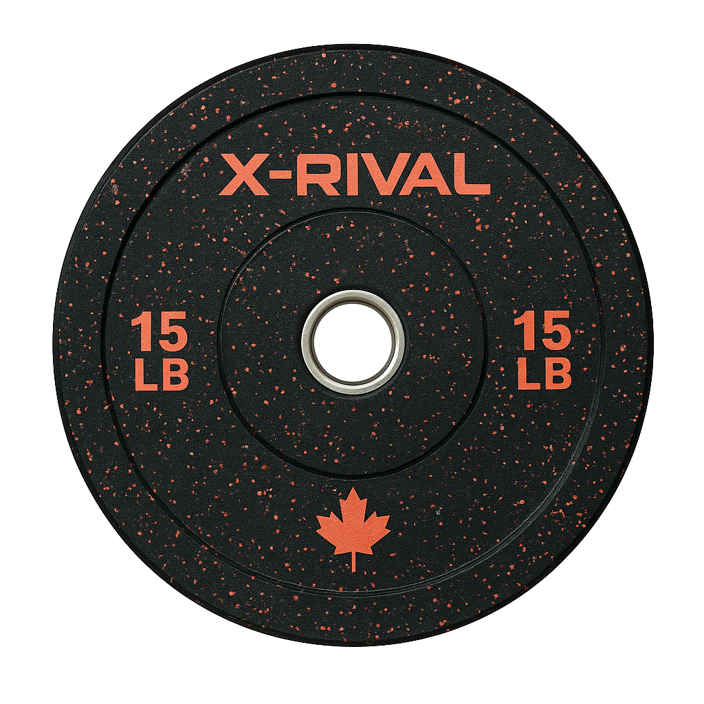 Crumb Bumper Plates Set 260LBS(10lbs,15lbs,25lbs,35lbs,45lbs)X-RIVAL