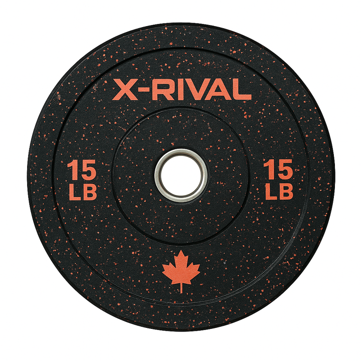 Crumb Bumper Plates Set 260LBS(10lbs,15lbs,25lbs,35lbs,45lbs)X-RIVAL