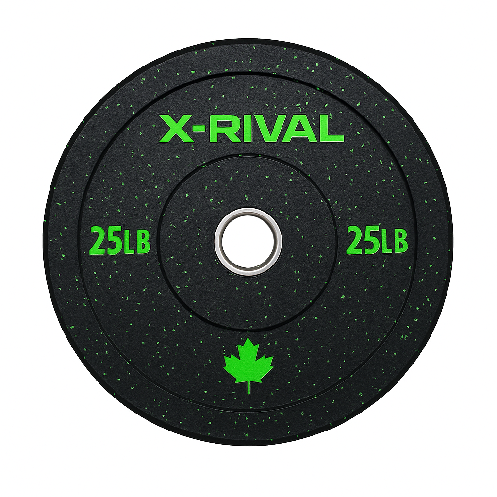 Crumb Bumper Plates Set 260LBS(10lbs,15lbs,25lbs,35lbs,45lbs)X-RIVAL