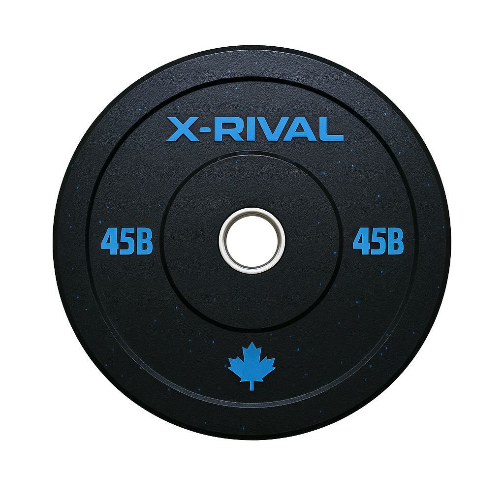 Crumb Bumper Plates Set 260LBS(10lbs,15lbs,25lbs,35lbs,45lbs)X-RIVAL