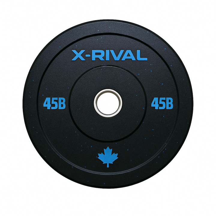 Crumb Bumper Plates Set 260LBS(10lbs,15lbs,25lbs,35lbs,45lbs)X-RIVAL