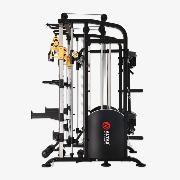 Shop the Altas Strength Home Gym Smith Machine AL-M810 for your Vancouver home gym, perfect for all fitness enthusiasts!