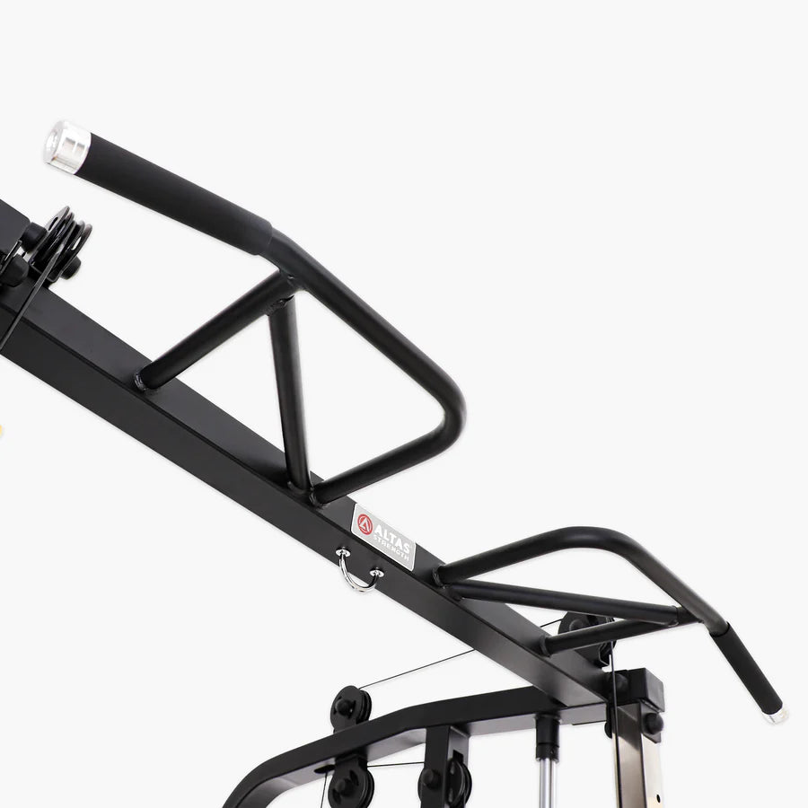 Smith machine grip of Altas Strength equipment, perfect for building muscle at home or commercial gym in Vancouver.