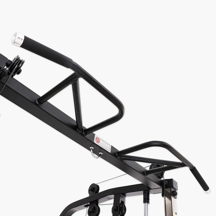 Smith machine grip of Altas Strength equipment, perfect for building muscle at home or commercial gym in Vancouver.
