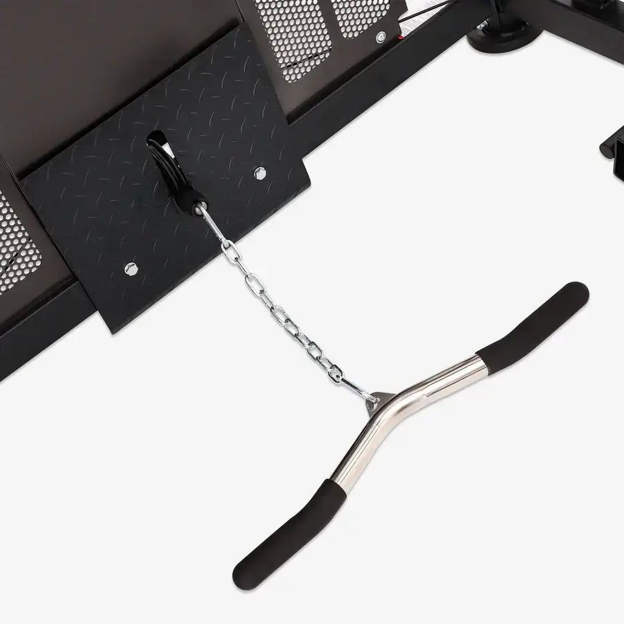 Durable pulley system attachment for Altas Strength Multi-Function Smith Machine, ideal for home gym workouts in Vancouver.