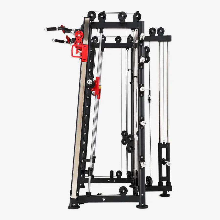 Shop the Altas Strength Multi-Function Smith Machine for home gym workouts in Vancouver - durable, all-in-one fitness equipment.