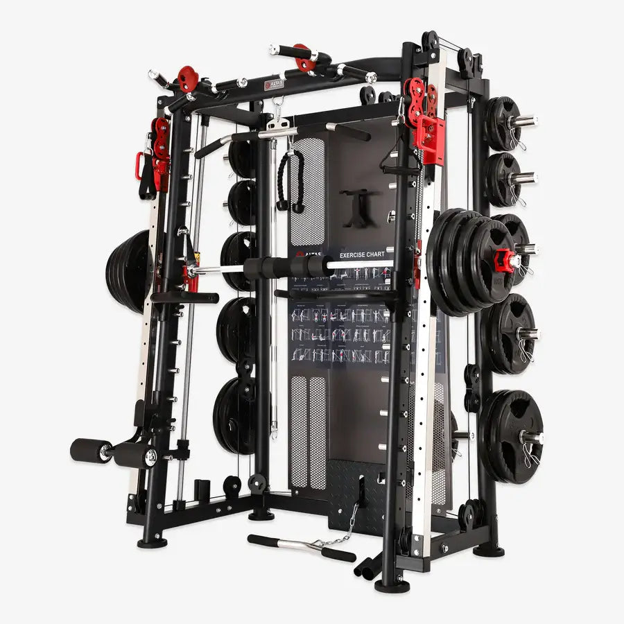 Train with the Altas Strength Smith Machine AL-3000Y, perfect for home gym workouts in Vancouver.