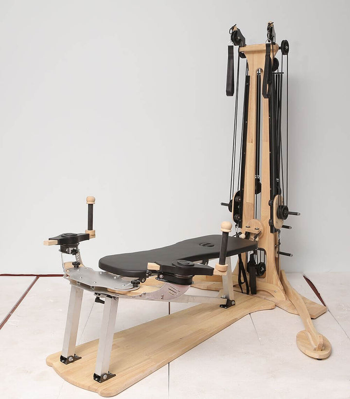 Shop the Gyrotonic Combination Pilates Pulley Tower for effective full-body workouts at X-Rival Fitness in Vancouver.