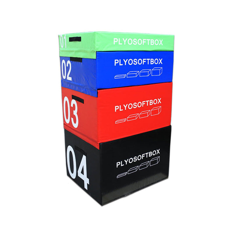 Shop X-Rival 4 Pieces Stackable Soft PLYO Boxes for versatile training in Vancouver's home gyms and fitness studios.