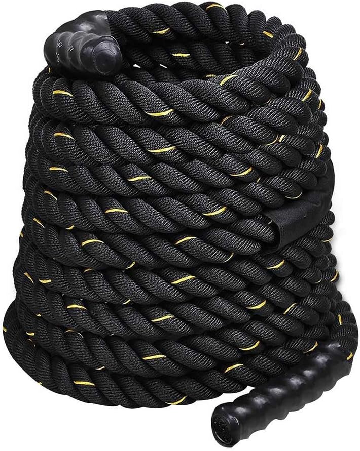 X-RIVAL Commercial 40' Battle Rope for strength training in Vancouver gym; durable, flexible, perfect for intense workouts.