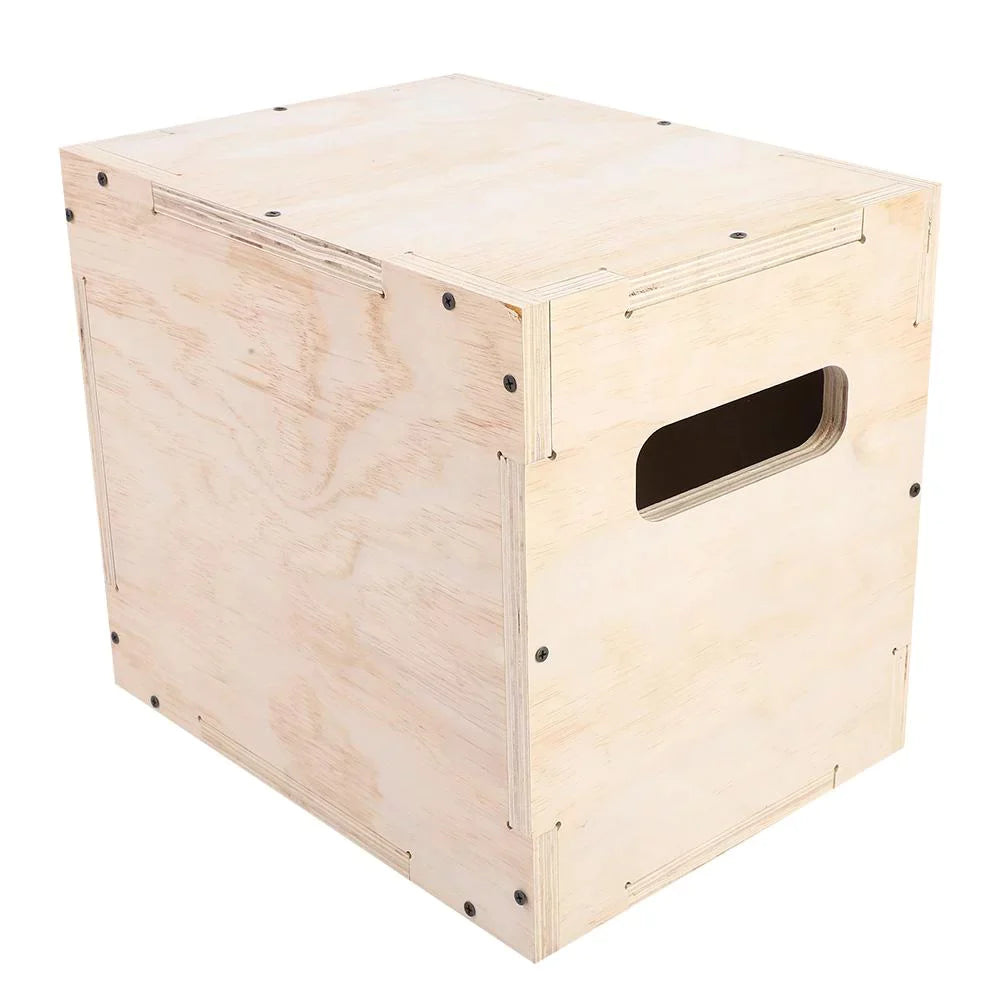 Shop X-RIVAL Wood Box 3-in-1 gym equipment for home gym or commercial fitness in Vancouver. Affordable weightlifting equipment.