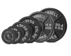 Shop X-RIVAL Standard Metal Weight Plates for your home gym in Vancouver. Durable cast iron design for effective weightlifting.