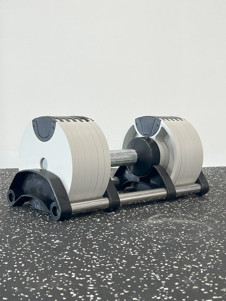 Shop Nuo Style Adjustable Dumbbells, versatile weight range for strength training at home or gym in Vancouver.