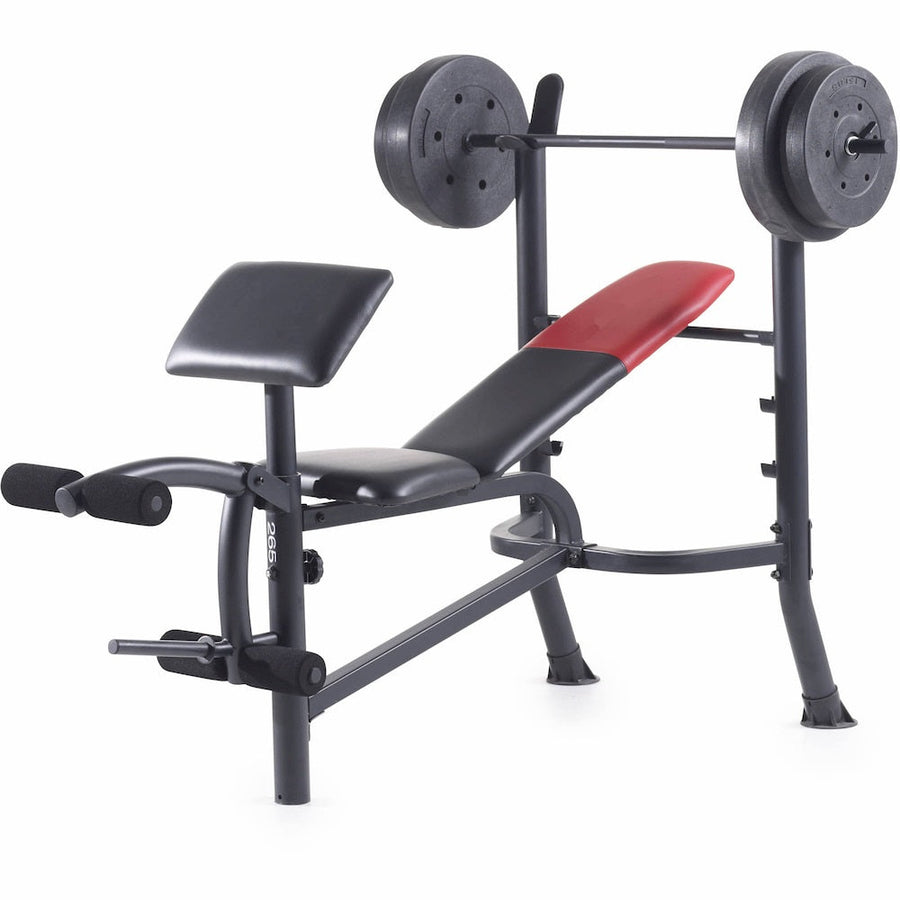 Shop the X-RIVAL ABP83 press bench with bar and 80lbs weights for home gym success in Vancouver.